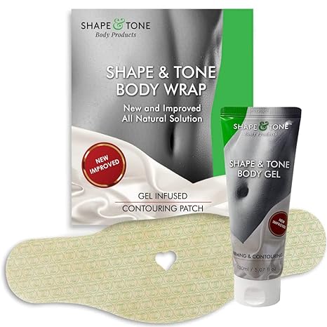 Firming and Shaping Contouring Moisturizing Body Wrap. New improved all natural anti cellulite solution (10 WRAPS GEL)