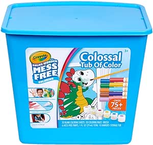 Crayola Color Wonder Colossal Tub, Gift for Kids, Over 70 Pieces