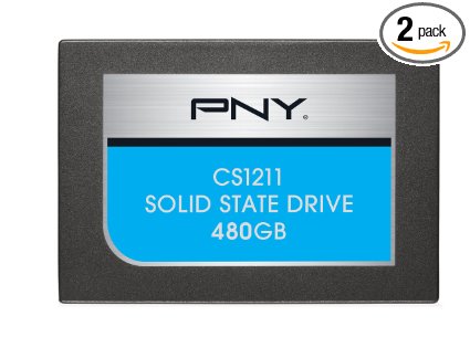 [DISCONTINUED] PNY 480 GB CS1211 Internal 2.5" SATA III Value Solid State Drive SSD7CS1211-480-RB