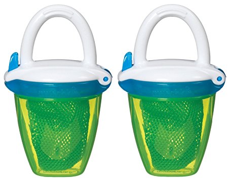 Munchkin Deluxe Fresh Food Feeder, Green, 2 Count