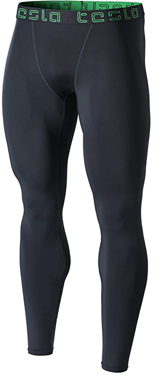 Tesla Men's Compression Pants Baselayer Cool Dry Sports Tights Leggings MUP19/MUP09