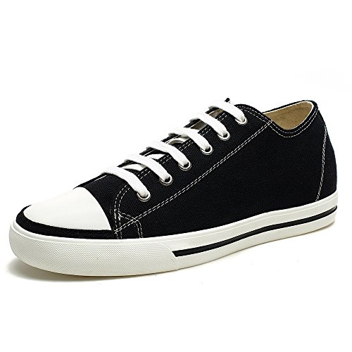 CHAMARIPA Men's Low Chuck Canvas Sneaker Increasing Height Shoes H52C08K011D H52C08K011D