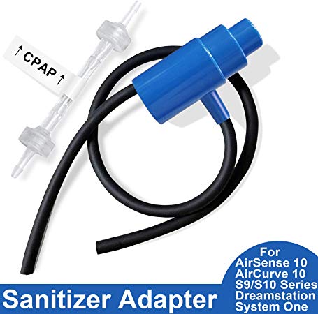 Medihealer Sanitizer Adapter-Tubing Adapter for S9/S10 Series,for AirSense 10 & AirCurve 10 Series,for Dreamstation & System One Series Machines,Compatible with SC1200 Cleaner & Cartridge Filter Kit