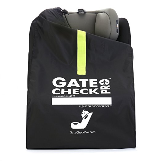 Gate Check PRO Car Seat Travel Bag | Ultra Durable & Lightweight| One Size Fits Most | Inc. Infant, Toddler & All-In-One Convertible Models | Invest In Stress Free Travel For You & Your Kids