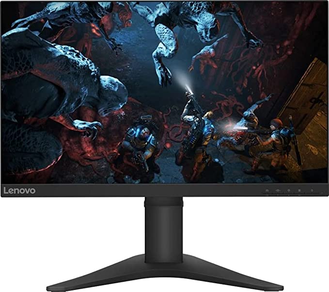 Lenovo G-Series 24.5-inch FHD Gaming Near Edgeless Monitor, 144Hz, 1ms Response Time, NVIDIA G-Sync Compatible, 400 Nits Brightness, TUV Certified Eye Comfort - G25-10 (Raven Black)