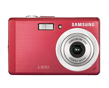 Samsung Digimax L830 8.1MP Digital Camera with 3x Optical Zoom (Red)