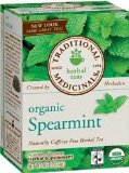 Traditional Medicinals Organic Spearmint herbal tea Fair Trade Certified 16 ct