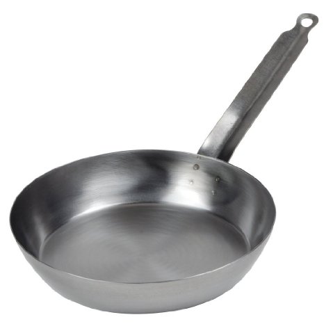 Winco French Style Fry Pan, 9-1/2-Inch, Steel