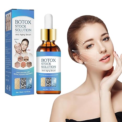 Make People Young Again Botox Anti Aging Serum, 3 Botox In A Bottle,90ML Botox Stock Solution Anti-aging Serum,botox Serum for Your Face,face Serum for Women Anti Aging The Best One (1PCS)