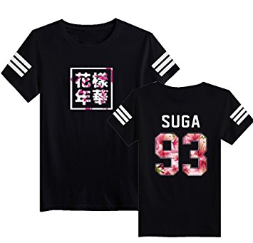 Bangtan Boys Tshirt BTS IN Bloom T-shirt Rap Monster Suga Rap Monster Tee