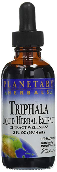 PLANETARY HERBALS Triphala GI Tract Wellness, 1000 mg, 2 Fluid Ounce