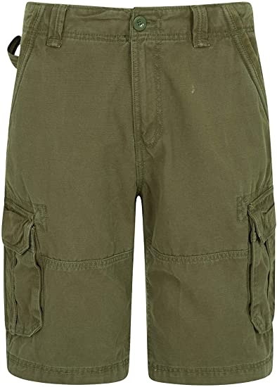 Mountain Warehouse Heavy Duty Mens Cargo Shorts - Summer Hiking Pants