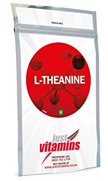 Maximum Strength L-Theanine 400mg - 120 Vegetarian Capsules by Just Vitamins
