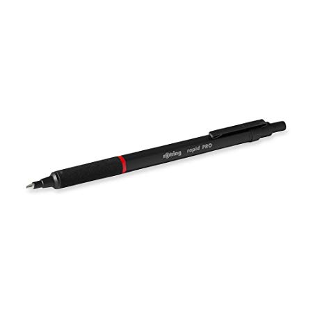 rOtring Rapid Pro Medium Point Ballpoint Pen, Black Body (1904292)