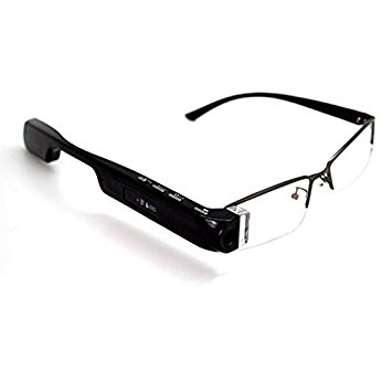 DigiOptix 8GB Smart Glasses 1080P HD Camera Video Glasses Bluetooth for Smart Phone Hand-free Phone Answer/Call Music Function