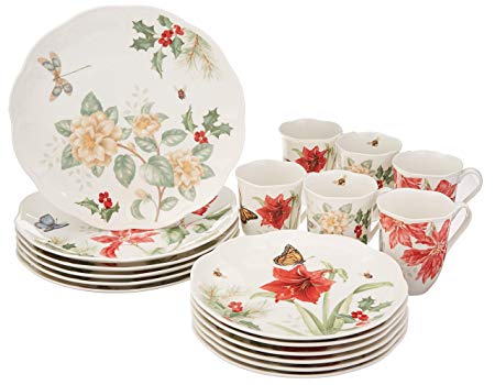 Lenox Butterfly Meadow Holiday Dinnerware Set, Multicolor