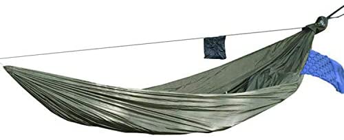 onewind Double Layer Camping Hammock 11'-Structural Ridgeline, Tree Straps, Lightweight for Backpacking Hiking Sports Travel