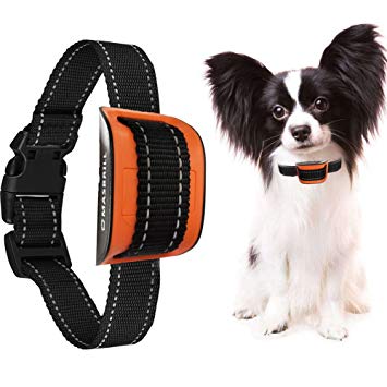 MASBRILL Small Dog Bark Collar, Harmless Stop Barking Device, Control Bark by Beep Sound and Vibration, No Shock. Best Anti-Bark Training Collar.