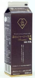 蒜山（ひるぜん）酪農　蒜山ジャージー牛乳プレミアム1000ml×6　冷蔵