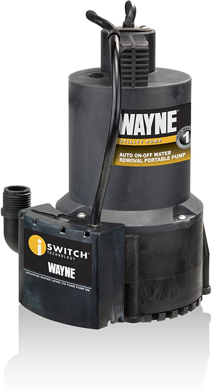 Wayne EEAUP250 1/4 HP Automatic on/Off Electric Water Removal Pump