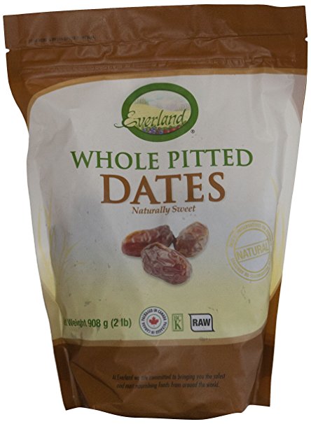 Everland Whole Pitted Dates, 908gm