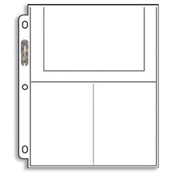 Ultra-Pro 3-Pocket Pages (4X6) - 100 Pages per box (Quantity of 1) [Misc.]