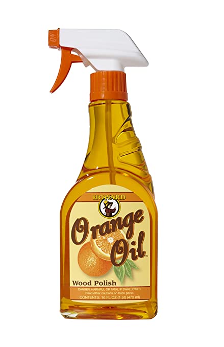 Howard Products ORS016 Orange Oil Wood Polish, 16 oz