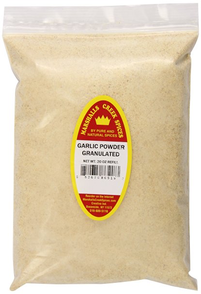 Marshalls Creek Spices Refill Pouch Granulated Garlic Powder Seasoning, XL, 20 Ounce