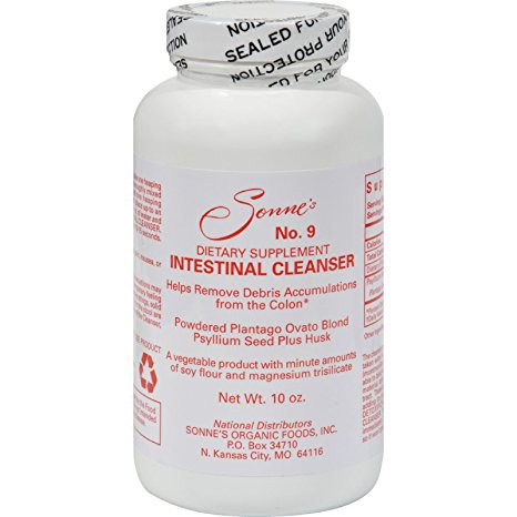 Sonnes Intestinal Cleanser #9 Natural Bulking Agent 10 oz