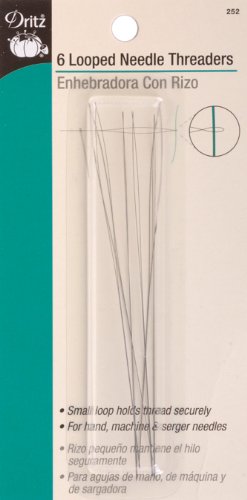 Dritz 252  Looped Needle Threaders - 6 Count