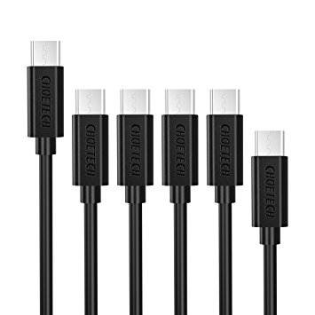 USB Type C Cable, CHOETECH 6Pack [1.6ft*1 3.3ft*4 6.6ft*1] Durable USB C to USB A (Type C to Type A) Cable for LG G5, HTC 10, Nexus 6p/5x, Lumia 950xl/950, OnePlus 3, the new MacBook and More