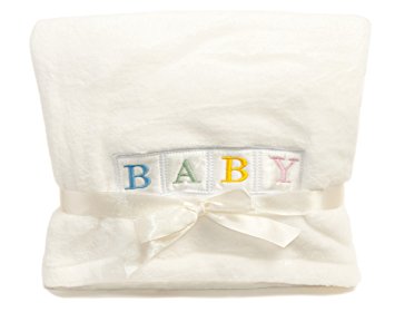 Observ "BABY" Baby Blanket - Ultra Plush and Lightweight Stroller and Crib Blanket