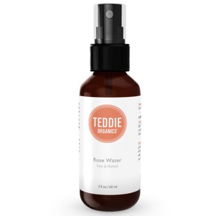 Teddie Organics Rose Water Facial Toner, 2 fl. oz.