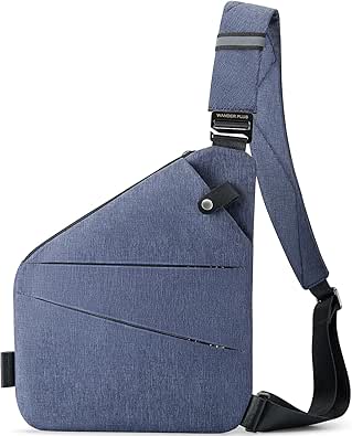 Anti Theft Crossbody Bag, Sling Chest Bags for Women Men, Should Bag Anti-theft Design for Travel, Sport, Work