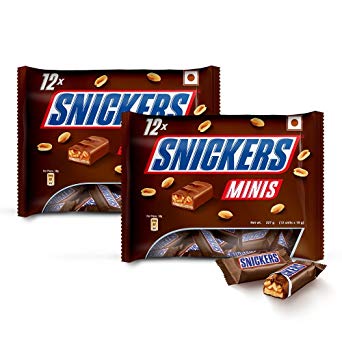 Snickers Chocolate Minis, 227g (Pack of 2)