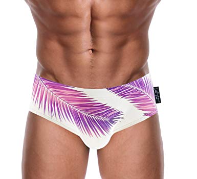 Danny Miami Men's Swimwear - Swim Briefs - Designer Bikini Swimsuit with Short Low Rise Trunk Cut - Made in USA - New