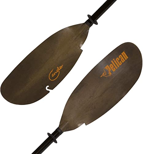 Pelican Boats - PS1131 -SYMBOSIA Angler Fishing Lightweight Fiberglass Kayak Paddle - Built-in Retrieval Hooks - 94.5-99", Camouflage/Black