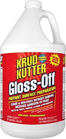 Krud Kutter GO01 Clear Gloss-Off Prepaint Surface Preparation with Mild Odor, 1 Gallon