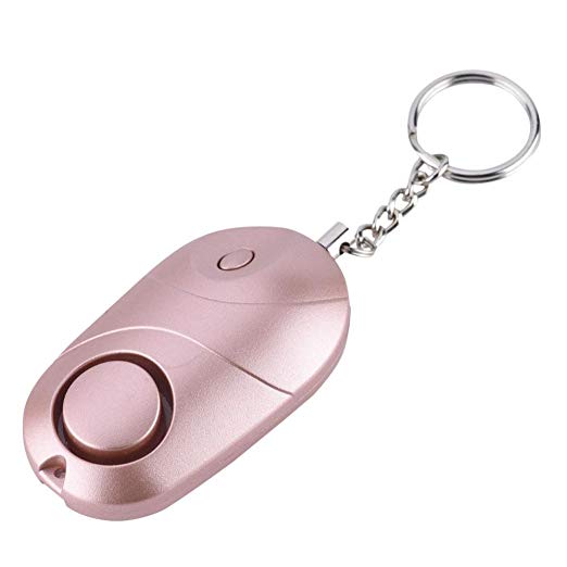 Safesound Personal Alarm Keychain Emergency Self-Defense Security Alarms 130db with Led Light Whistle Safety Siren Alarms Emergency Self-Defense Security Alarm Providing Powerful Safety for Women/Kid