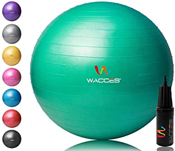 Wacces Yoga Ball with Hand Pump