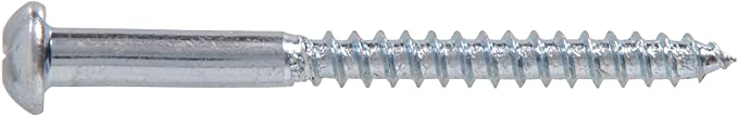 The Hillman Group 21204 1 1 1 12 x 2-Inch Round Head Phillips Wood Screw, 100-Pack