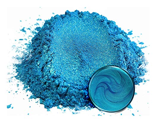 Eye Candy Sora-IRO Blue Mica Metal Powder Pigment DIY Art Alchemy Paint, Flocking Powder for Crafts, Alcohol Ink Supplies, Epoxy Resin Color, Pearl Acrylic Paint, Liquid Epoxy Pigment
