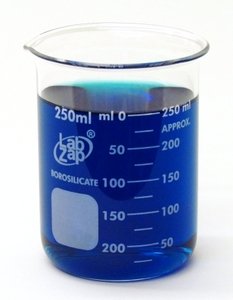 SEOH Beaker Borosilicate Glass Low Form Graduated 250ml Each