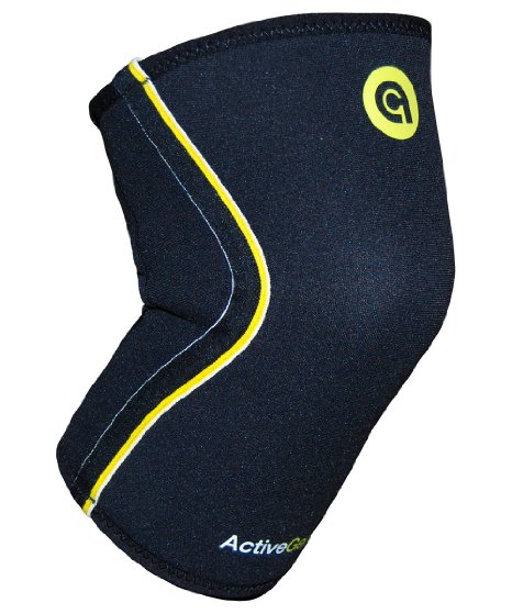 ActiveGear Knee Brace Support Heavy Duty Neoprene Sport Compression Sleeve (5 Sizes)