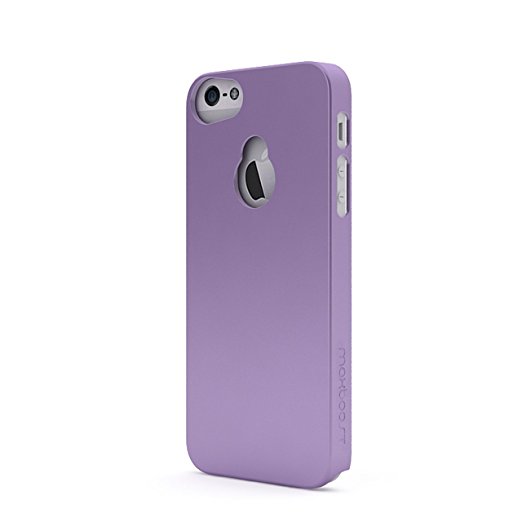Maxboost iPhone 5S Case / iPhone 5 Case [Fusion Slim Series - Purple] Premium Coated Protective Hard Case for iPhone 5S / iPhone 5 (Fits All Versions of iPhone 5S & iPhone 5, AT&T, Verizon, Sprint)