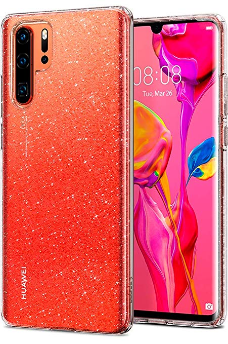 Spigen Liquid Crystal Designed for Huawei P30 Pro Case (2019) - Glitter Crystal Quartz