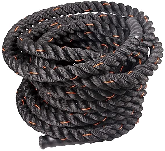 GYMENIST Heavy Duty Workout Battle Rope for Exercsie Training, Material - Polyester
