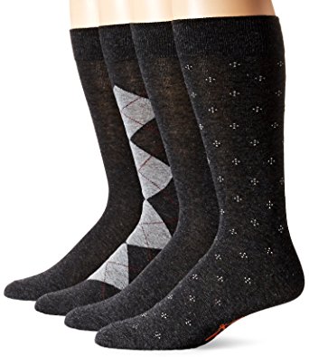 Dockers Men's 4 Pack Argyle Dress Socks