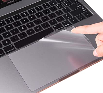 CaseBuy MacBook Pro 16 Trackpad Protector Cover Skin for New MacBook Pro 16 Inch Touch Bar Model A2141 2019 Release, Touch Pad Cover, 2PCS Clear/Transparent