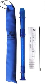 Suzuki Musical Instruments Recorder, blue (SRE-80TB)